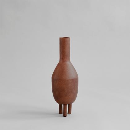 Duck Vase, Slim, Brown