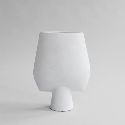 Sphere Vase Square, Big, Bone White