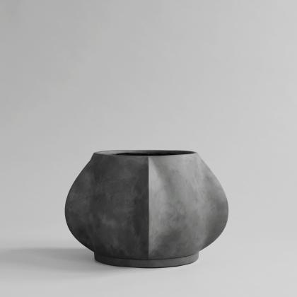 Arket, Plant Pot, Medio, Dark Grey