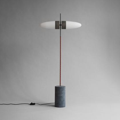 Bull, Floor Lamp, Oxidized