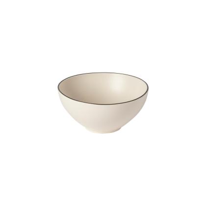 Augusta, Soup/Cereal Bowl, Natural-Black