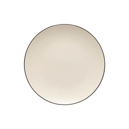 Augusta, Dinner Plate, Natural-Black