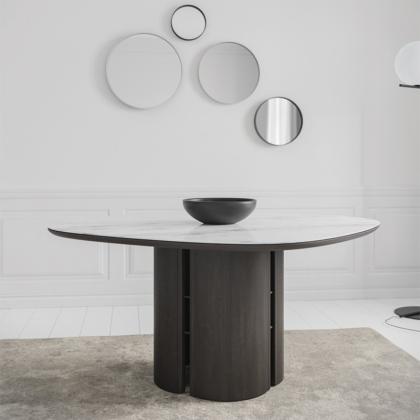 Parenthesis, Dining Table, Rounded Square