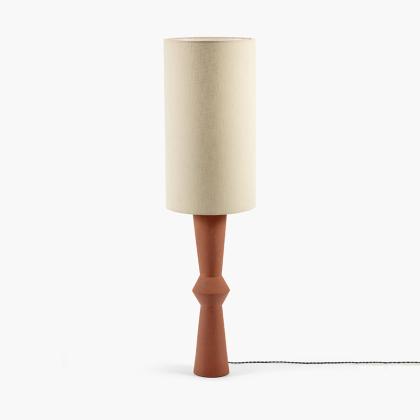 Marie-Ann, Floor Lamp, Red-Brown-Beige