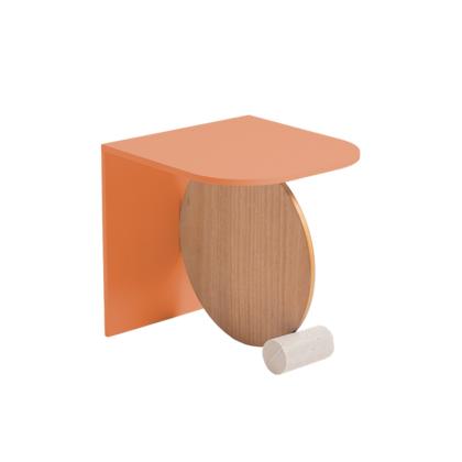 Table Roll, Side Table, Determined Orange-Halvas Terrazzo