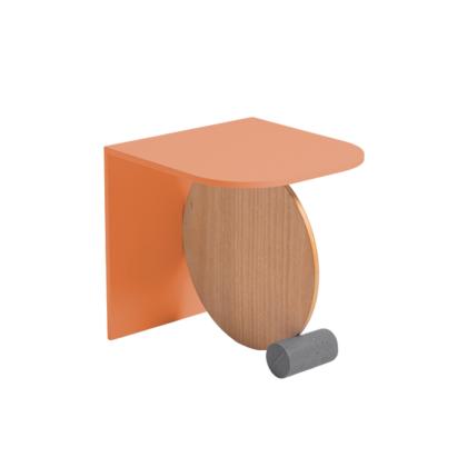 Table Roll, Side Table, Determined Orange-Katras Terrazzo