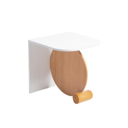 Table Roll, Side Table, Pure White-Oak