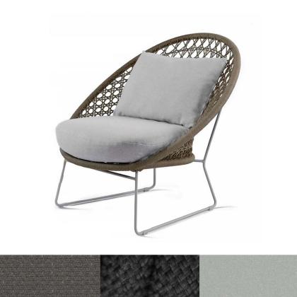 Oliver, Outdoor Lounge Chair, Castor