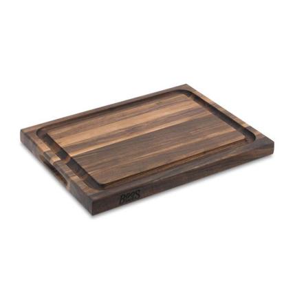 Pro Chef, Black Walnut chopping board with juice groove and recessed grip