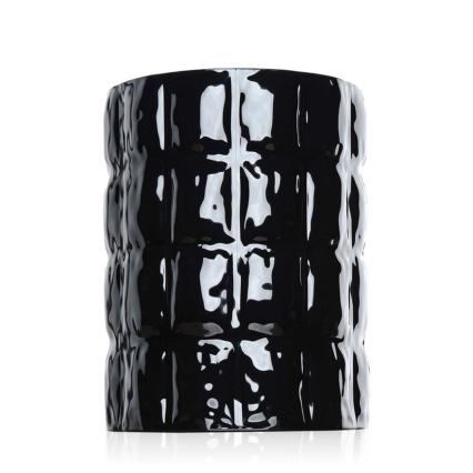 Matelasse', Vase, Black