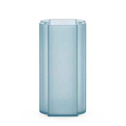 Okra, Vase, Tall, Blue