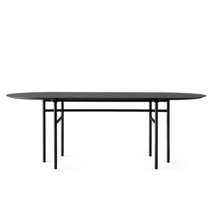 Snaregade, Oval Table, Black Oak