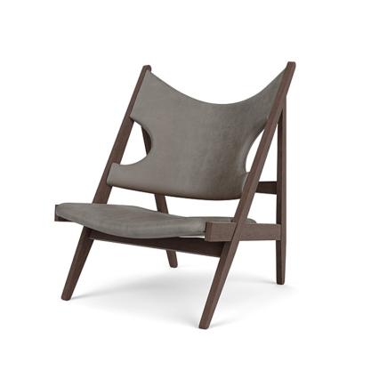 Knitting, Lounge Chair, Dark Stained Oak-Dakar