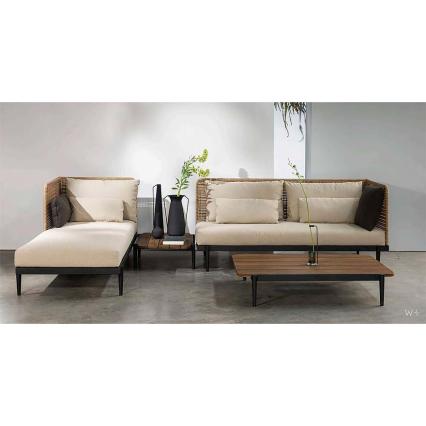 Cabana, Modular, Outdoor Corner Sofa, Almond