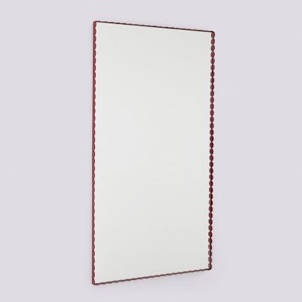 Arcs, Rectangular Mirror, L, Burgundy