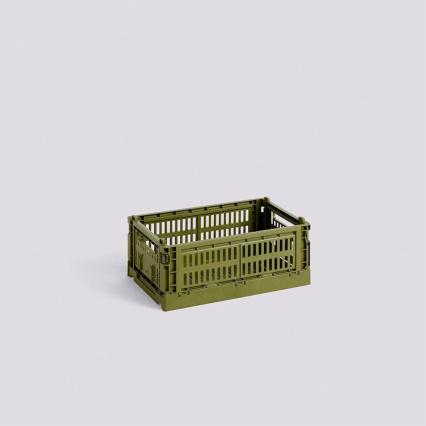 Hay Colour, Small Crate, Olive