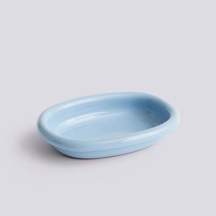 Barro, Oval Dish, Small, Light Blue