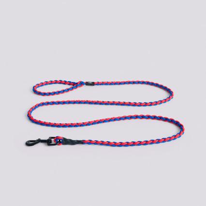 Hay Dogs, Pet Braided Leash, M/L, Red-Blue