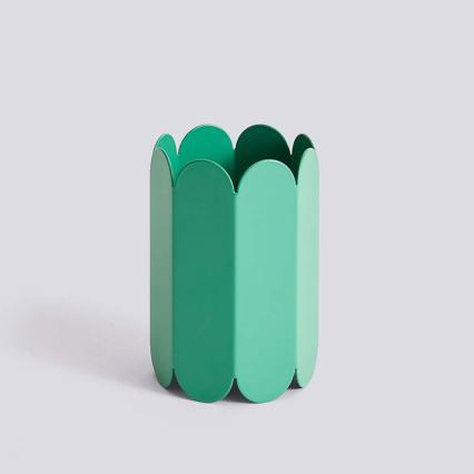 Arcs, Vase, Small, Green