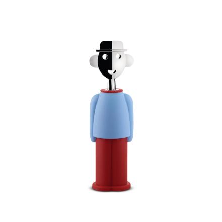 Alessandro M., Corkscrew, Light Blue, Red