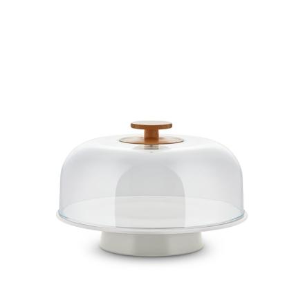 Mattina, Cake Stand, Warm Grey