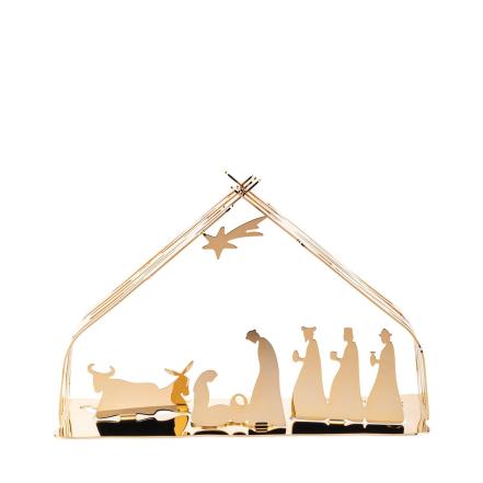 Bark Crib, Crib, Silver-Gold