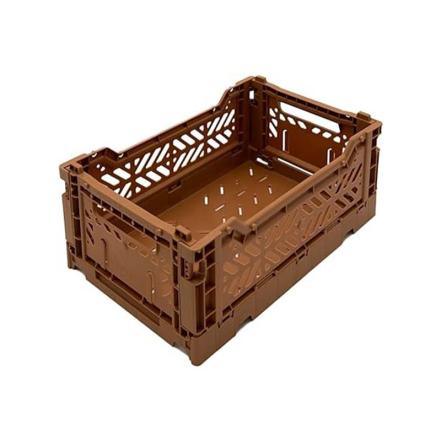 Aykasa Mini Foldable Crate, Tan