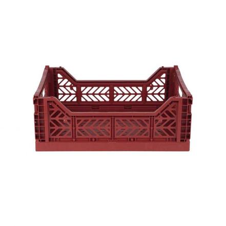 Aykasa Midi Foldable Crate, Tile Red