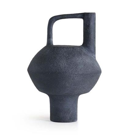 Vase Pitcher, Antique Dark Grey