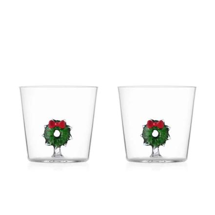 Woodland Tales, Tumbler, Christmas Wreath, Set of 2