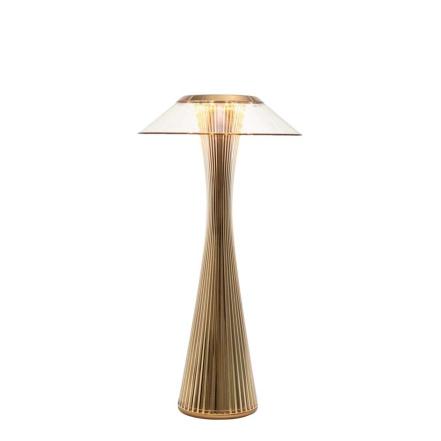 Space, Rechargeable Table Lamp, Gold