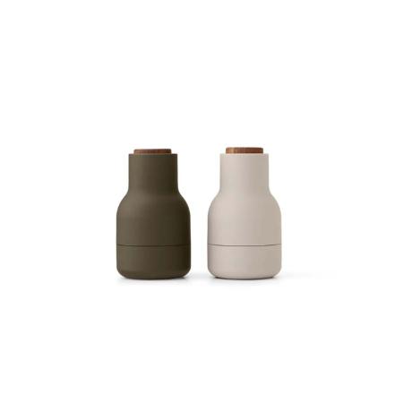 Bottle Grinder, 2 Pcs, Hunting Green-Beige, Small