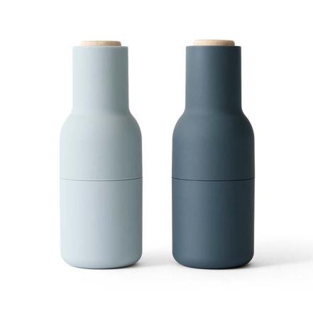 Bottle Grinder, 2 Pcs, Blues - Beech Lid