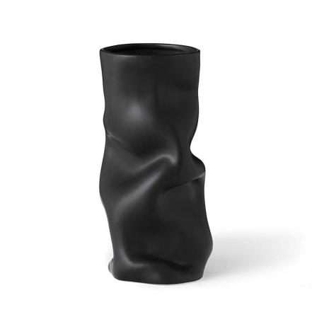 Collapse, Vase, Black, H30 cm