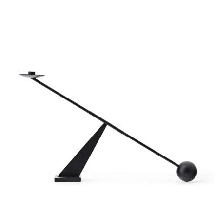 Interconnect, Candle Holder, Black