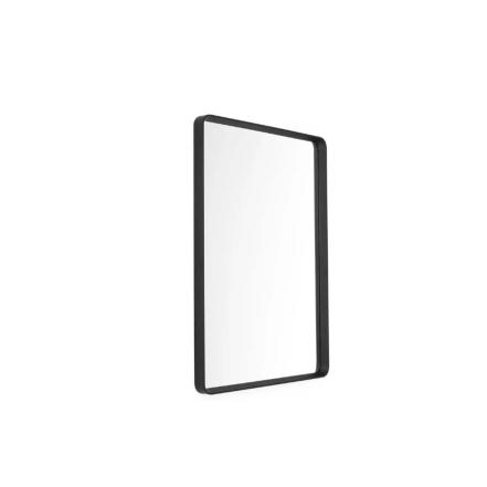 Norm, Rectangular Wall Mirror, Black