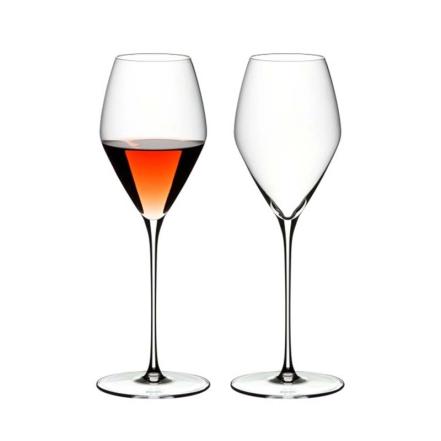 Veloce, Champagne Rose Glass, Set of 2pcs