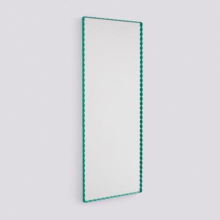 Arcs, Rectangular Mirror, M, Green