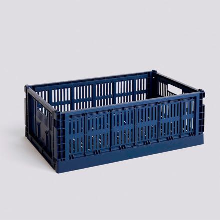 Hay Colour, Large Crate, Dark Blue