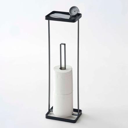 Tower, Toilet Paper Stand, Black