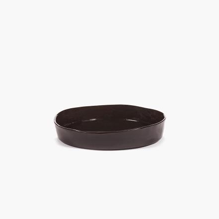 La Mere Dinnerware, Deep Plate Ebony, Medium