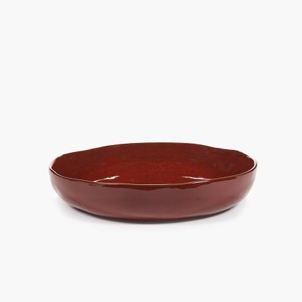 La Mere Dinnerware, Serving Bowl, Venetian Red, Medium