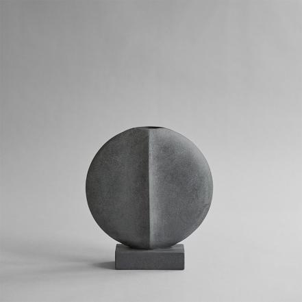 Guggenheim, Vase, Mini, Dark Grey