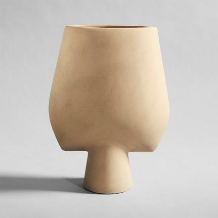 Sphere Vase Square, Hexa, Sand