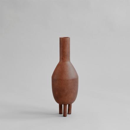 Duck Vase, Slim, Brown