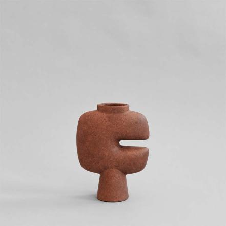 Tribal Vase, Medio, Brown