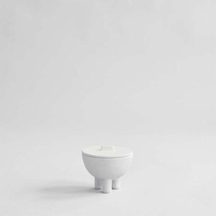 Duck Jar, Medio, Bone White