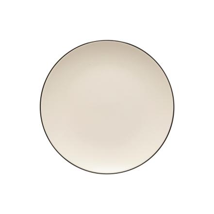 Augusta, Dinner Plate, Natural-Black