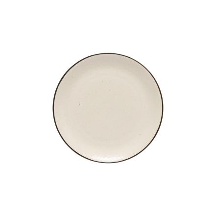 Augusta, Salad/Dessert plate, Natural-Black