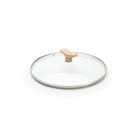 Glass Lid with Beechwood Knob, DIA24 cm